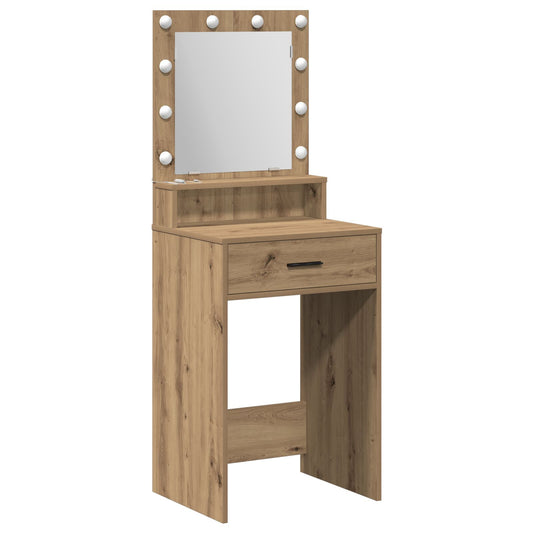 Artisan Eik Konstruert Tre 50 x 41 x 135 cm Hyller Sminkebord