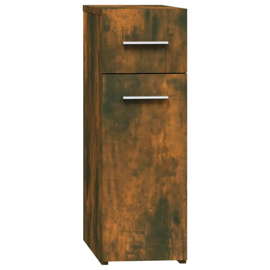Apotekskap røkt eik 20x45,5x60 cm konstruert tre - DMF Handel