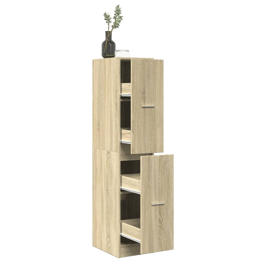 Apotekskap sonoma eik 30x41x144,5 cm konstruert tre - DMF Handel