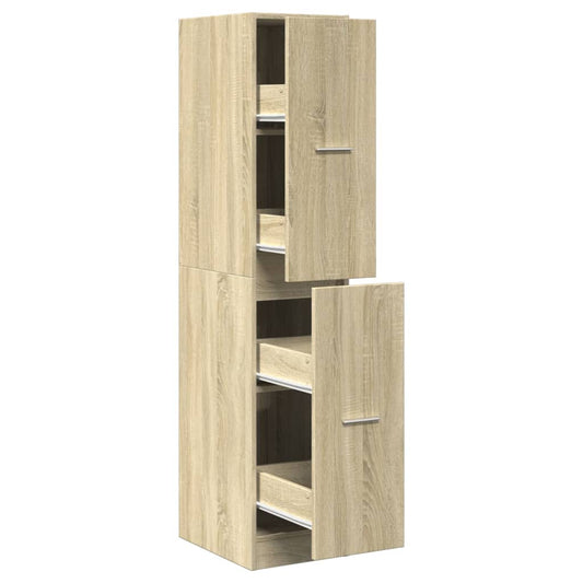 Apotekskap sonoma eik 30x41x144,5 cm konstruert tre - DMF Handel