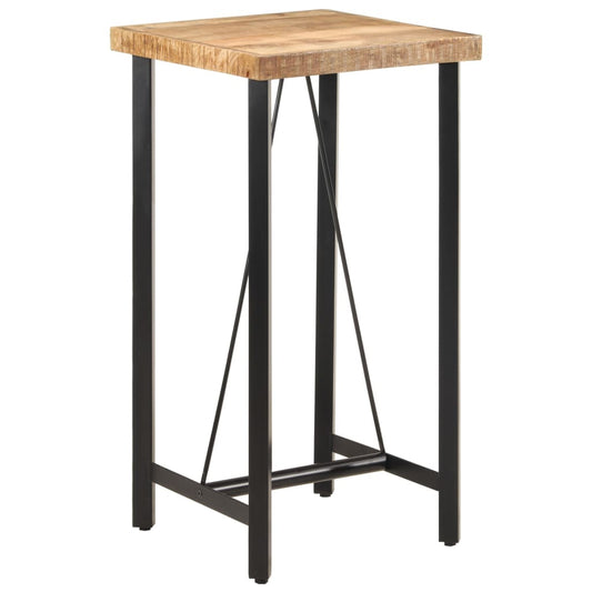 Barbord 55x55x107 cm heltre mango og jern - DMF Handel