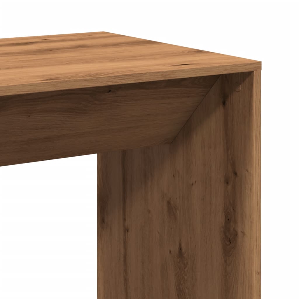 Barbord artisan eik 51x50x103,5 cm konstruert tre - DMF Handel