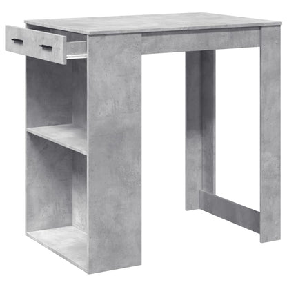 Barbord betonggrå 102x70x103,5 cm konstruert tre - DMF Handel