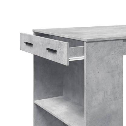 Barbord betonggrå 102x70x103,5 cm konstruert tre - DMF Handel