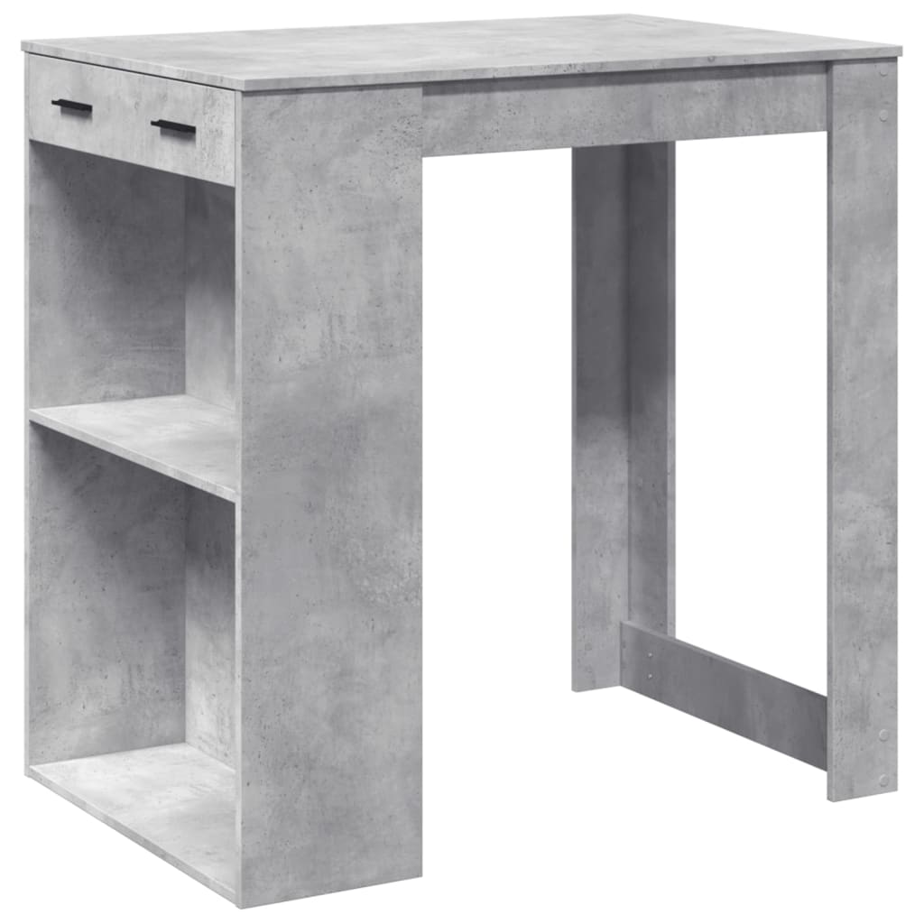 Barbord betonggrå 102x70x103,5 cm konstruert tre - DMF Handel