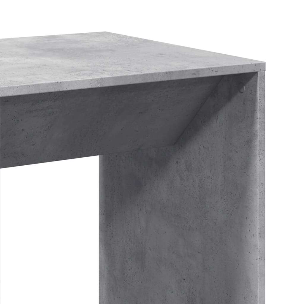 Barbord betonggrå 51x50x103,5 cm konstruert tre - DMF Handel