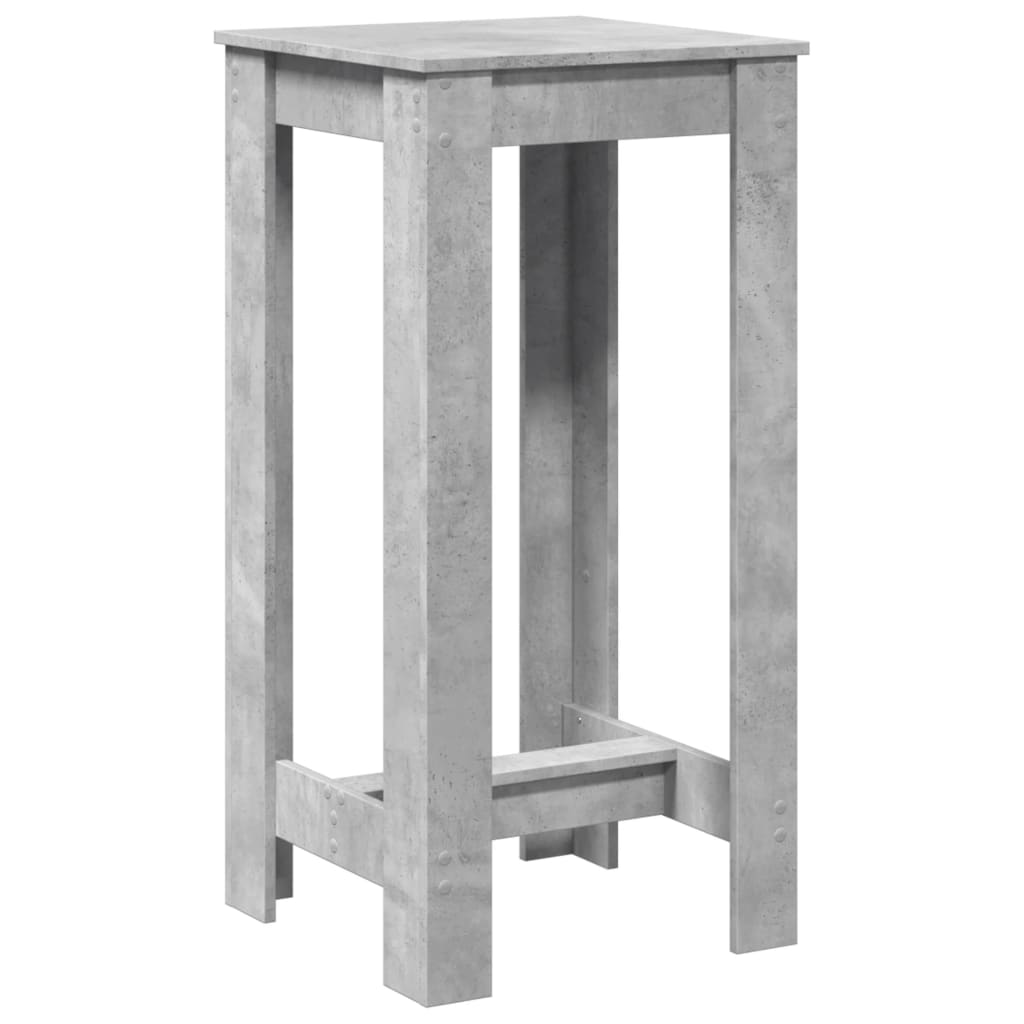 Barbord betonggrå 51x50x103,5 cm konstruert tre - DMF Handel