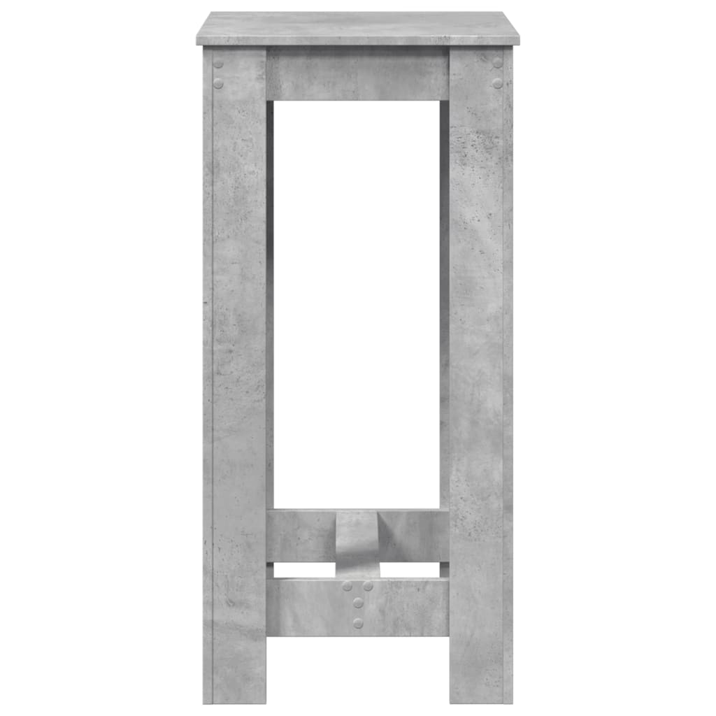 Barbord betonggrå 51x50x103,5 cm konstruert tre - DMF Handel