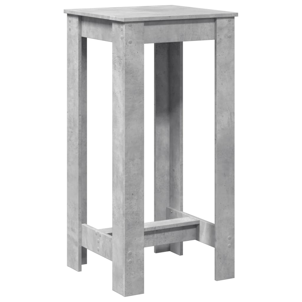 Barbord betonggrå 51x50x103,5 cm konstruert tre - DMF Handel