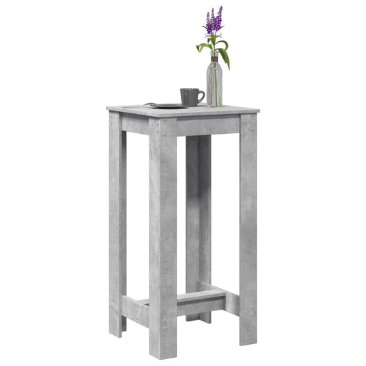 Barbord betonggrå 51x50x103,5 cm konstruert tre - DMF Handel