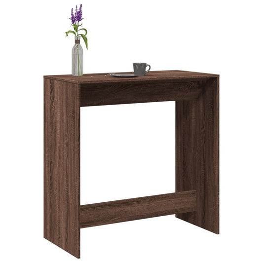 Barbord brun eik 102x50x103,5 cm konstruert tre - DMF Handel