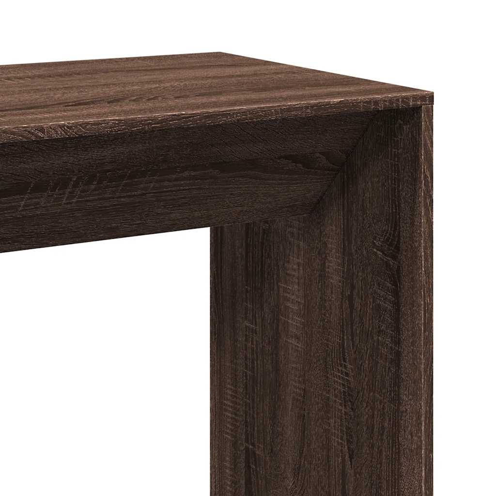 Barbord brun eik 102x50x103,5 cm konstruert tre - DMF Handel