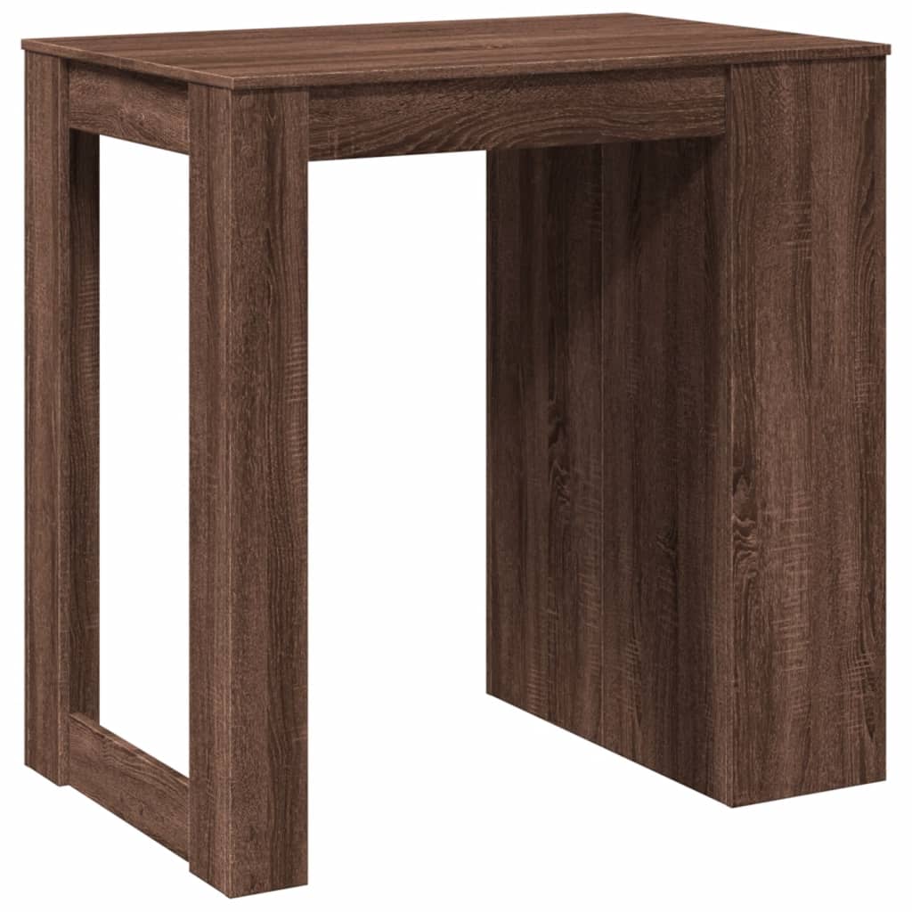 Barbord brun eik 102x70x103,5 cm konstruert tre - DMF Handel