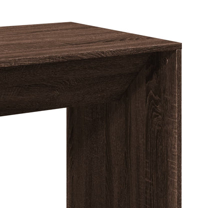 Barbord brun eik 51x50x103,5 cm konstruert tre - DMF Handel