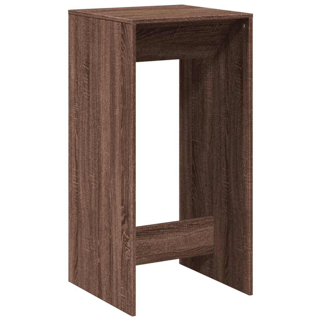 Barbord brun eik 51x50x103,5 cm konstruert tre - DMF Handel