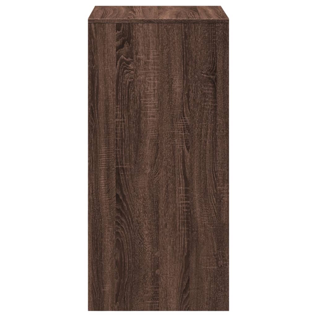 Barbord brun eik 51x50x103,5 cm konstruert tre - DMF Handel