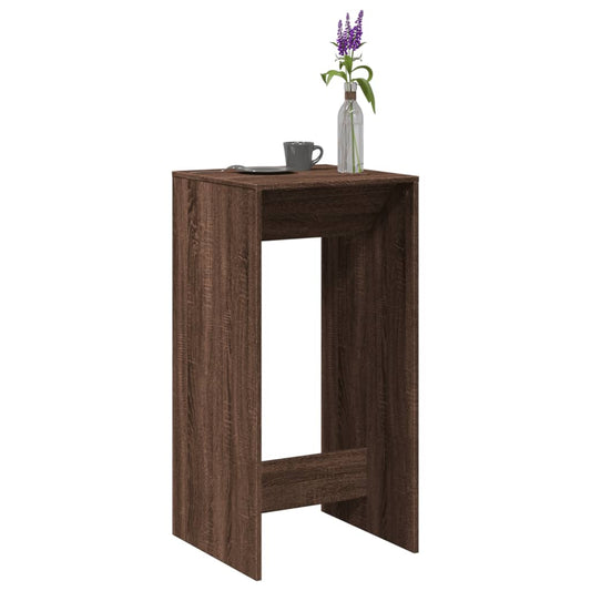 Barbord brun eik 51x50x103,5 cm konstruert tre - DMF Handel