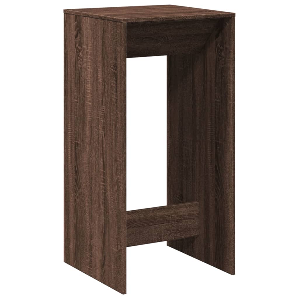 Barbord brun eik 51x50x103,5 cm konstruert tre - DMF Handel