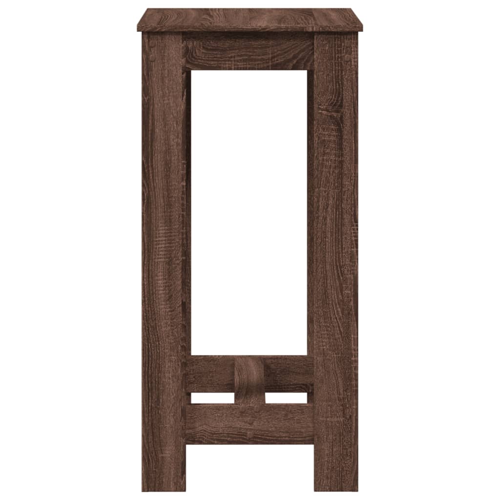 Barbord brun eik 51x50x103,5 cm konstruert tre - DMF Handel