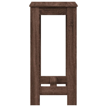 Barbord brun eik 51x50x103,5 cm konstruert tre - DMF Handel