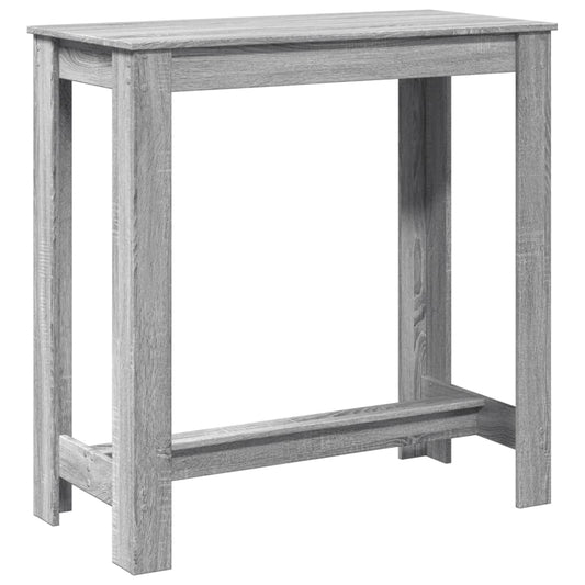 Barbord grå sonoma eik 102x50x103,5 cm konstruert tre - DMF Handel
