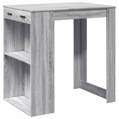 Barbord grå sonoma eik 102x70x103,5 cm konstruert tre - DMF Handel