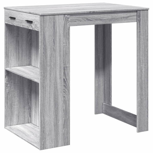 Barbord grå sonoma eik 102x70x103,5 cm konstruert tre - DMF Handel