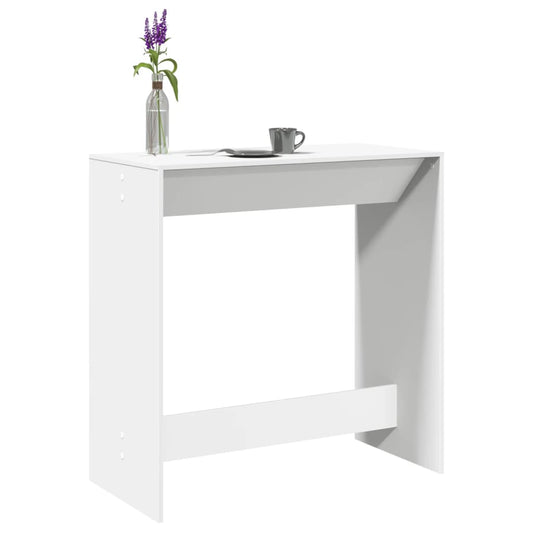 Barbord hvit 102x50x103,5 cm konstruert tre - DMF Handel