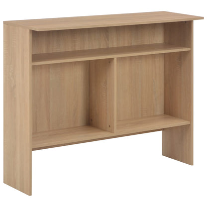 Barbord med 2 bordplater 130x40x120 cm eik - DMF Handel