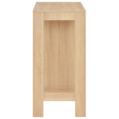 Barbord med hylle eik 110x50x103 cm - DMF Handel