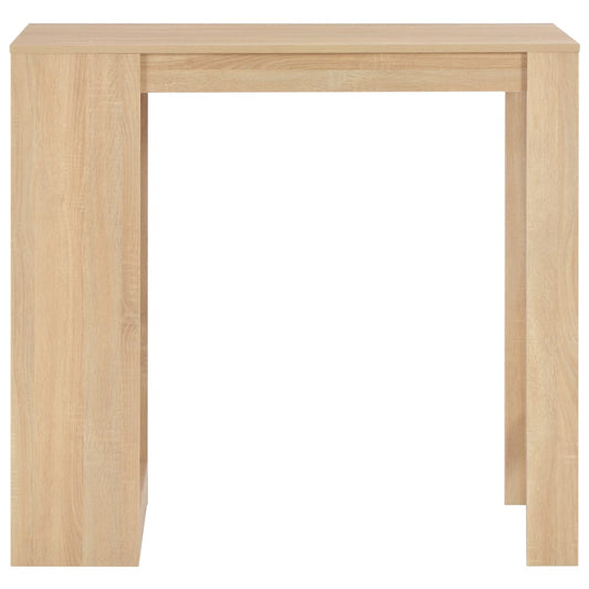 Barbord med hylle eik 110x50x103 cm - DMF Handel