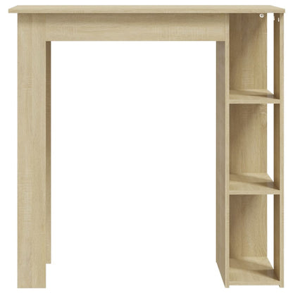 Barbord med hylle sonoma eik 102x50x103,5 cm konstruert tre - DMF Handel