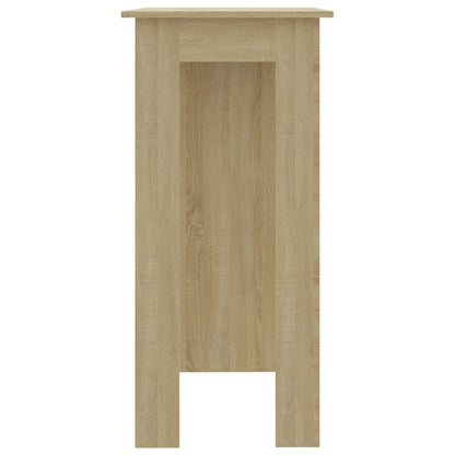 Barbord med hylle sonoma eik 102x50x103,5 cm konstruert tre - DMF Handel