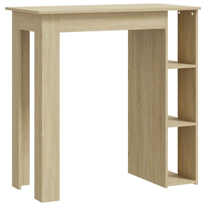 Barbord med hylle sonoma eik 102x50x103,5 cm konstruert tre - DMF Handel