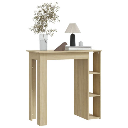 Barbord med hylle sonoma eik 102x50x103,5 cm konstruert tre - DMF Handel