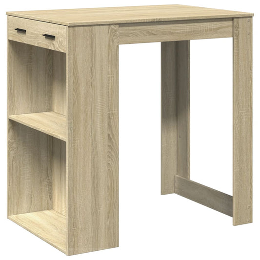 Barbord sonoma eik 102x70x103,5 cm konstruert tre - DMF Handel