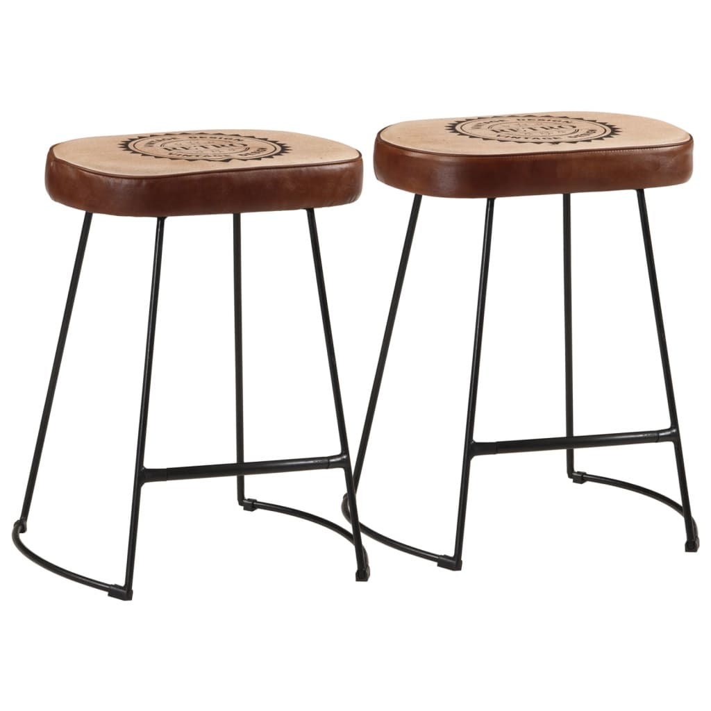 Barkrakker 2 stk mørkebrun 40x29,5x53 cm - DMF Handel