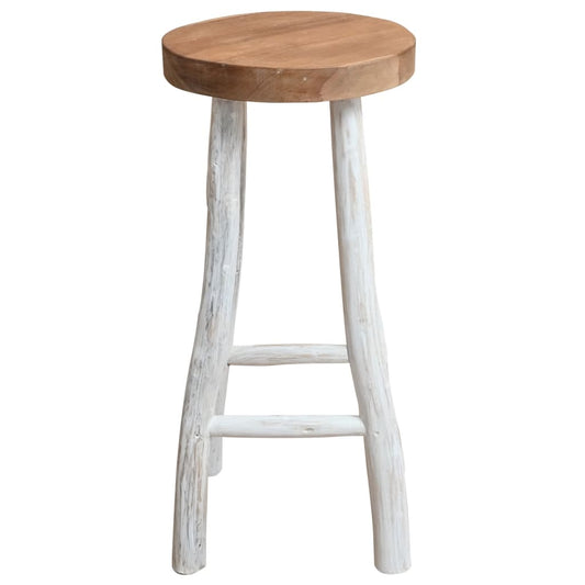 Barstol heltre teak - DMF Handel