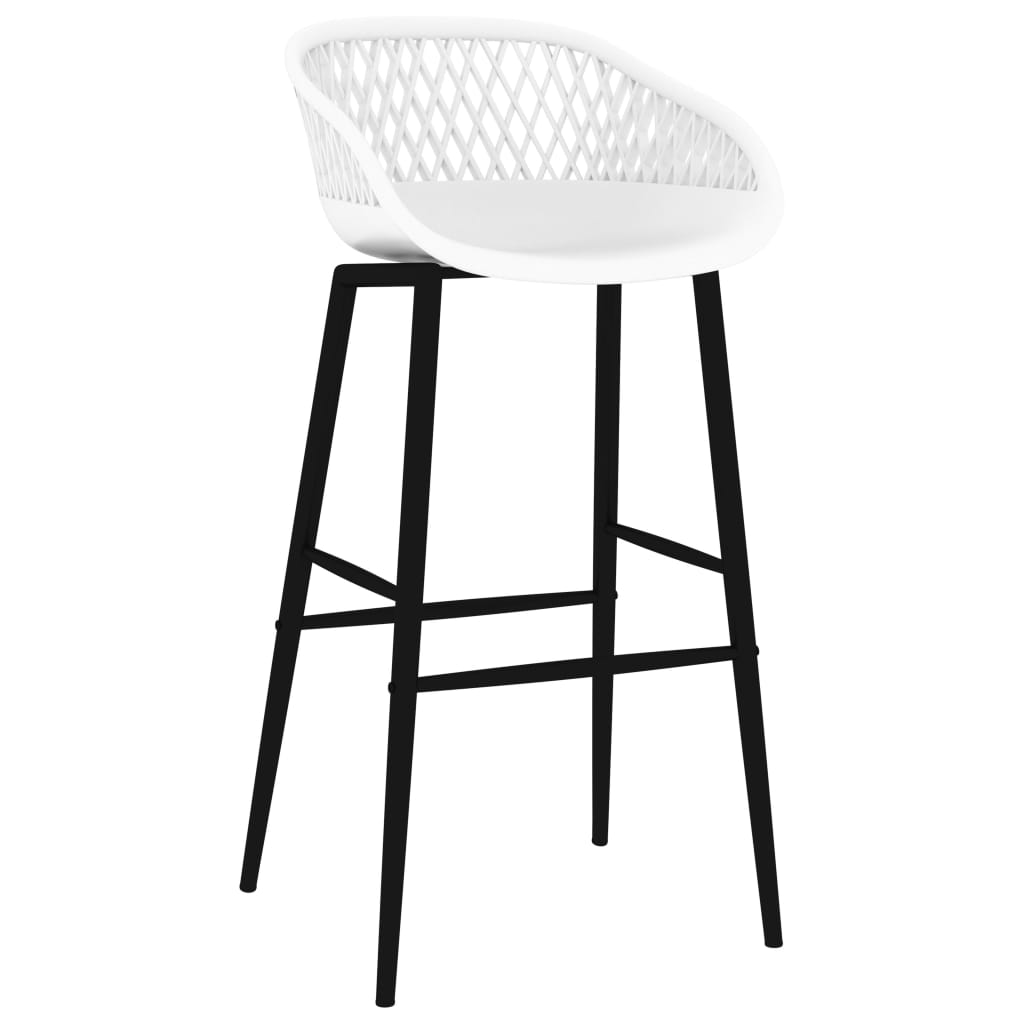 Barstoler 2 stk hvit - DMF Handel