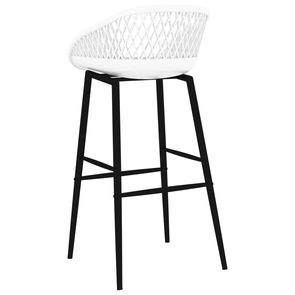 Barstoler 2 stk hvit - DMF Handel
