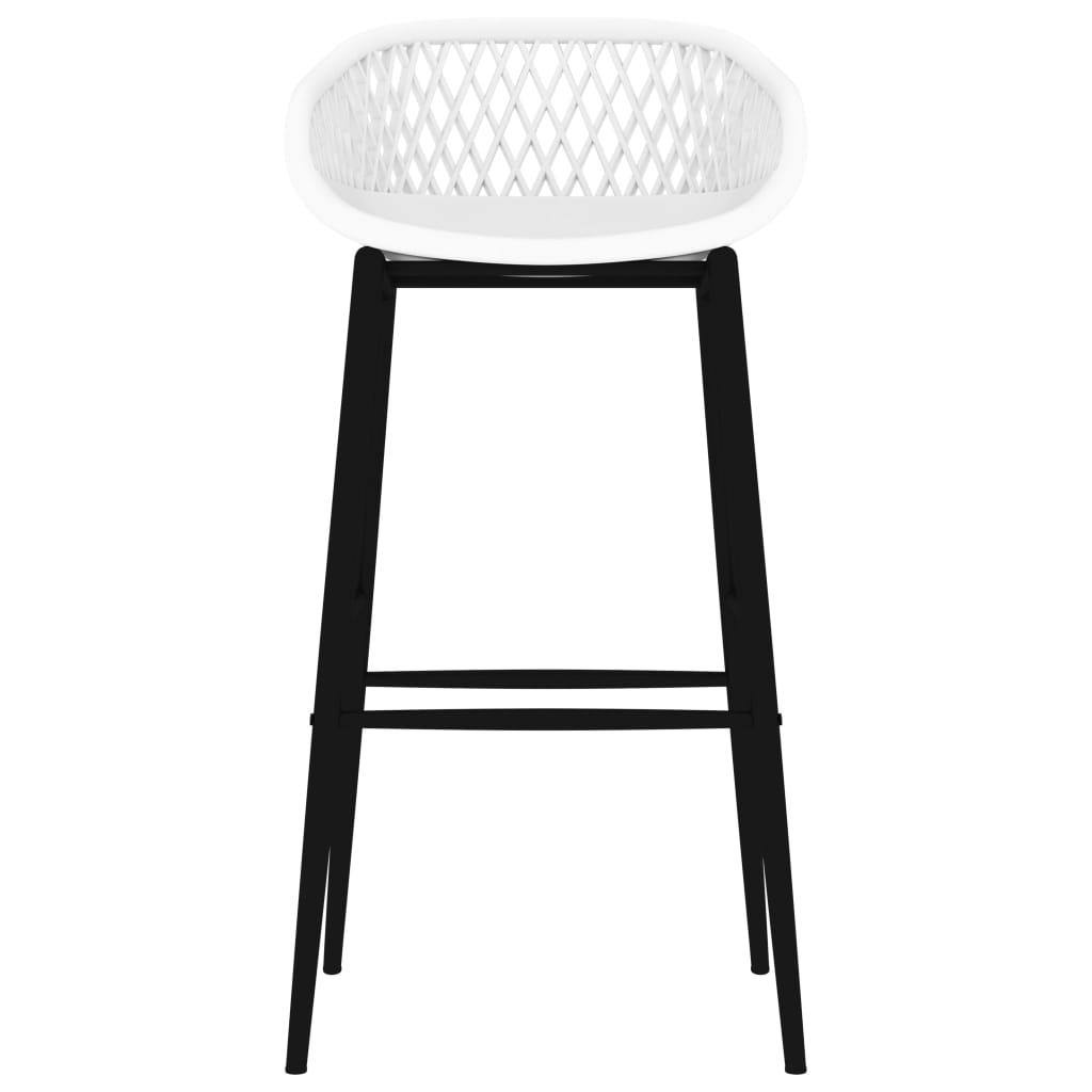 Barstoler 2 stk hvit - DMF Handel