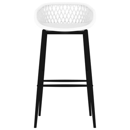 Barstoler 2 stk hvit - DMF Handel