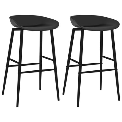 Barstoler 2 stk svart - DMF Handel