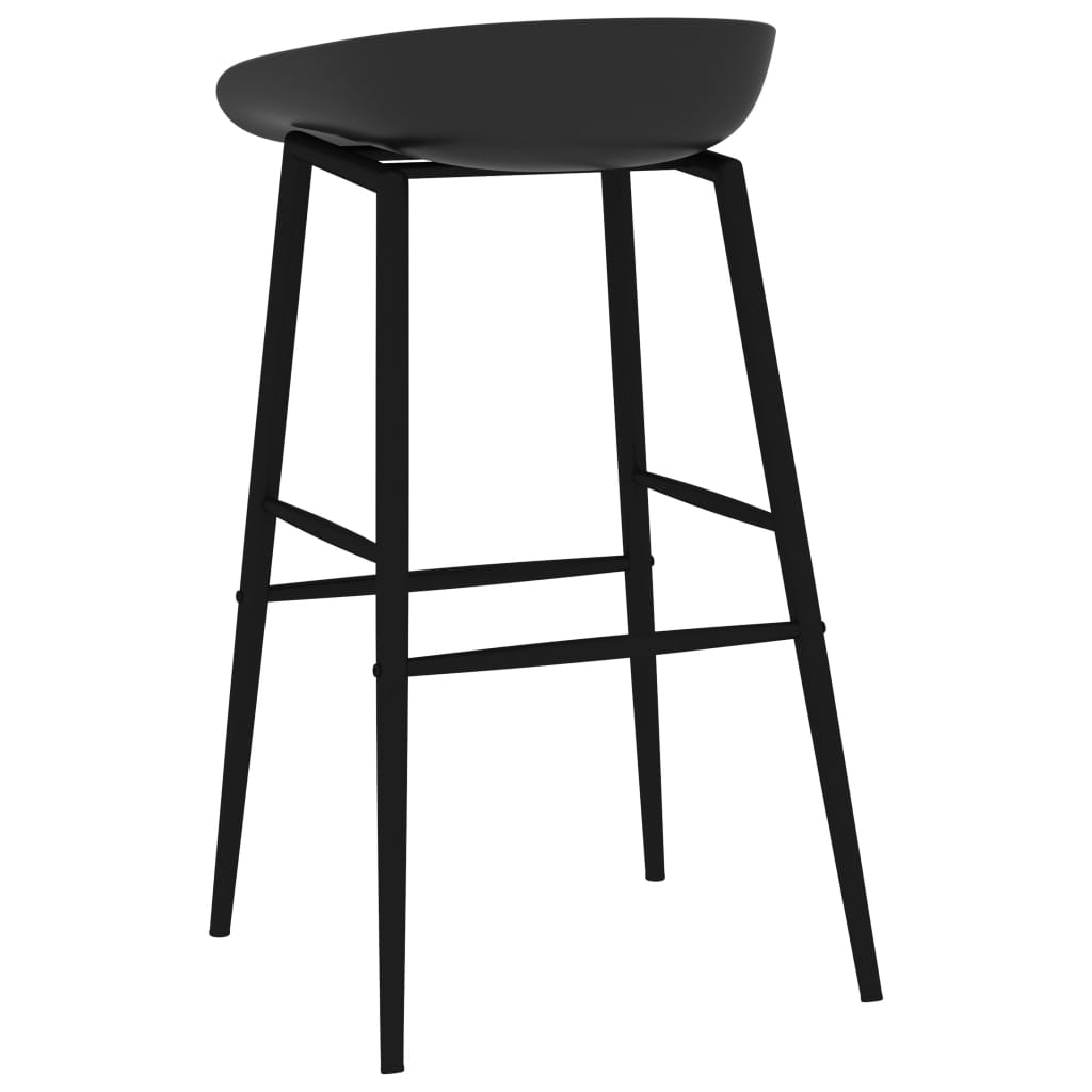 Barstoler 2 stk svart - DMF Handel