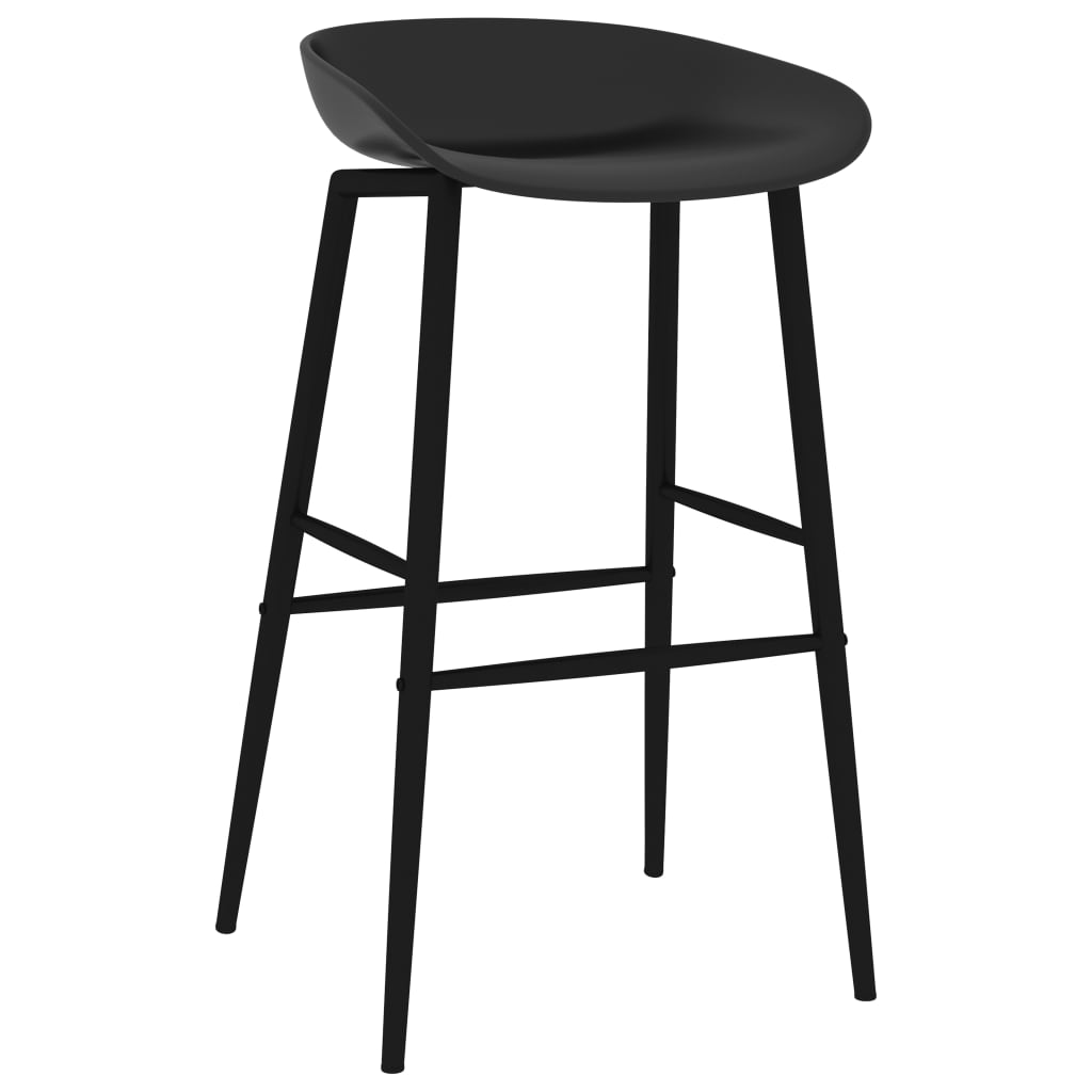 Barstoler 2 stk svart - DMF Handel