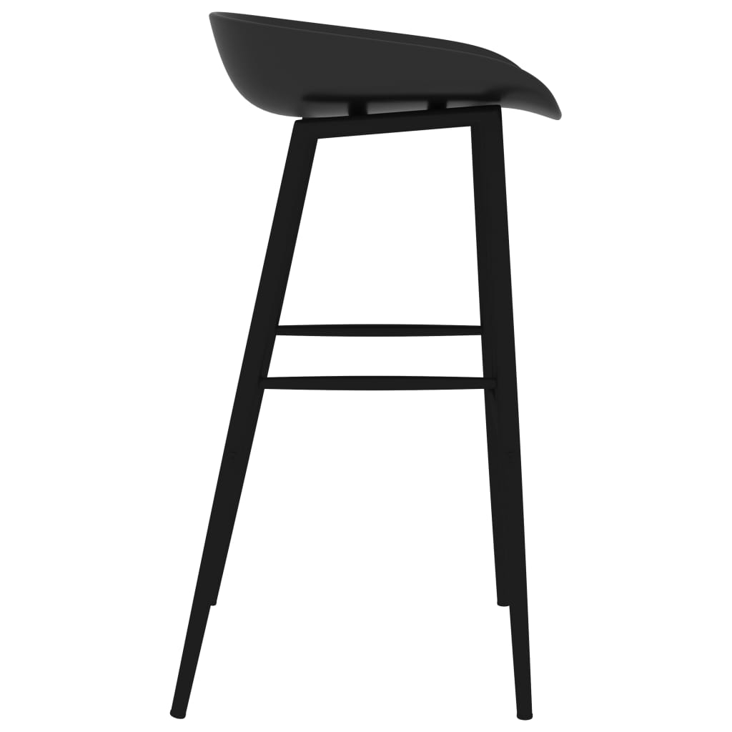 Barstoler 2 stk svart - DMF Handel