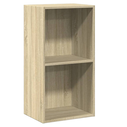 Bokhylle 2 nivåer sonoma eik 40x30x76,5 cm konstruert tre - DMF Handel