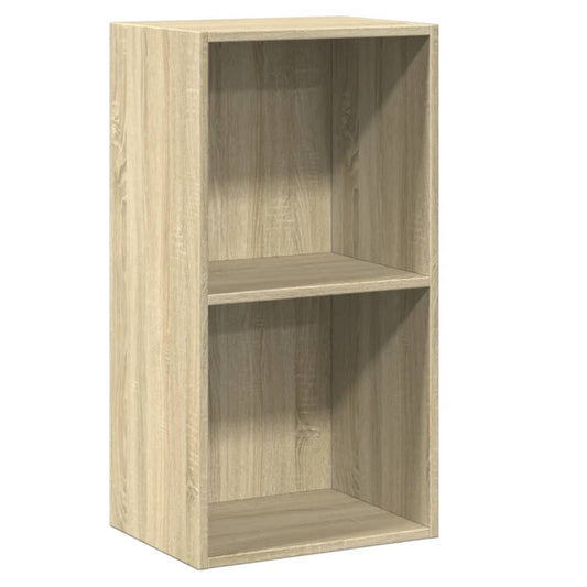 Bokhylle 2 nivåer sonoma eik 40x30x76,5 cm konstruert tre - DMF Handel