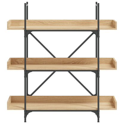 Bokhylle 3 etasjer sonoma eik 100x33x108,5 cm konstruert tre - DMF Handel
