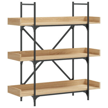 Bokhylle 3 etasjer sonoma eik 100x33x108,5 cm konstruert tre - DMF Handel